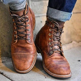 Botas de couro elegantes