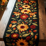 Caminho de Mesa Acolchoado Girassol dos Outono