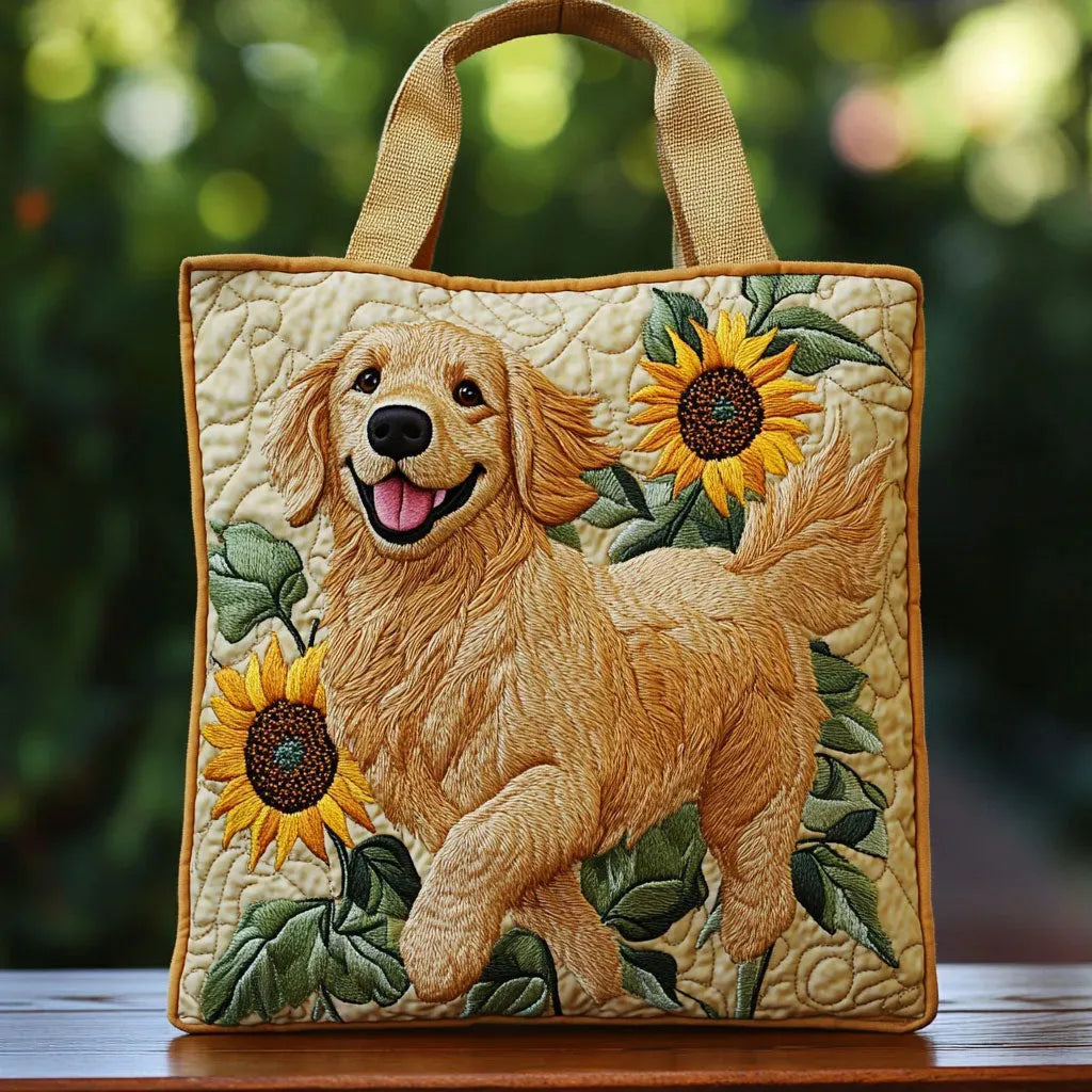 Moda Lusitana - Saco Tote Acolchoado com Design Canino