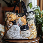 Moda Lusitana - Saco Tote Acolchoado com Gatos