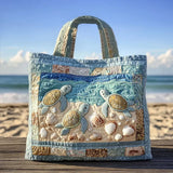 Moda Lusitana - Saco Tote Acolchoado com Tartarugas