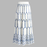 Moda Lusitana - Conjunto Cropped e Saia Bordada