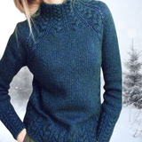 Marijke | Suéter elegante de gola alt