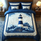 Conjunto de Roupa de Cama Acolchoada de 3 Peças Brisa dos Farol