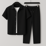 Conjunto de linho elegante