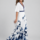 Moda Lusitana - Vestido Maxi Flutuante Floral