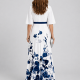 Moda Lusitana - Vestido Maxi Flutuante Floral