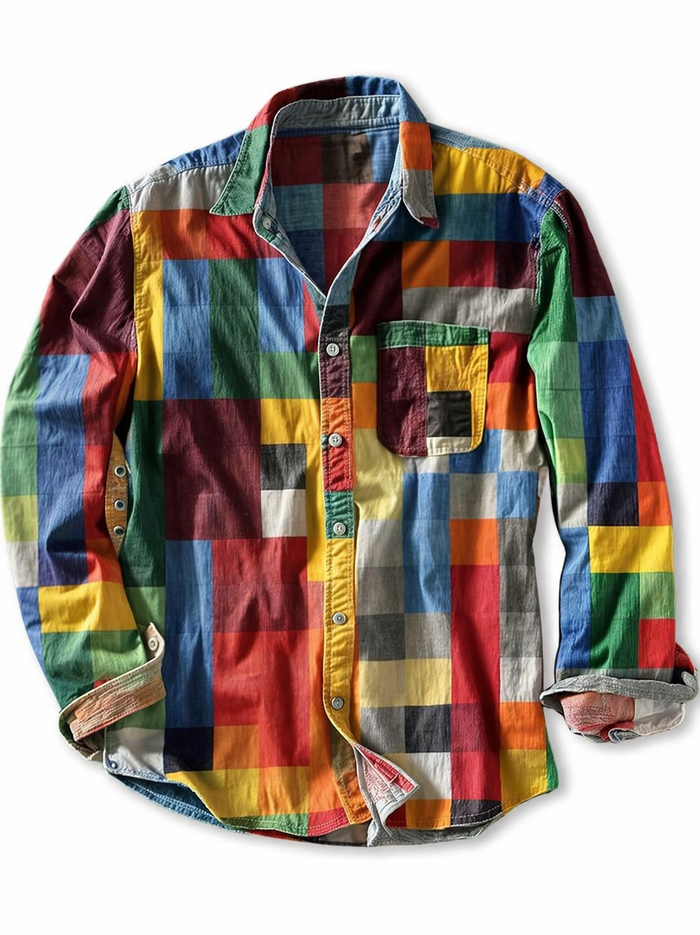 Moda Lusitana - Camisa Mosaico Confortável