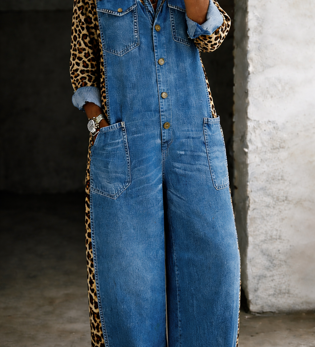 Moda Lusitana - Macacão-camisa de ganga