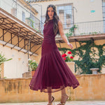 Moda Lusitana - Vestido Elegante Asimétrico