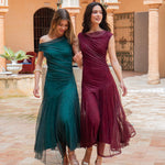 Moda Lusitana - Vestido Elegante Asimétrico