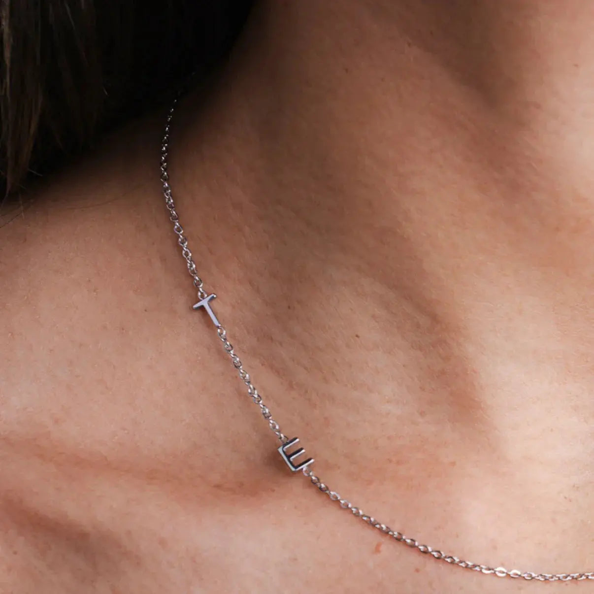 Collana Personalizzata con le Iniziali Laterali  GioielliRicordi