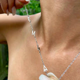 Collana Personalizzata con le Iniziali Laterali  GioielliRicordi
