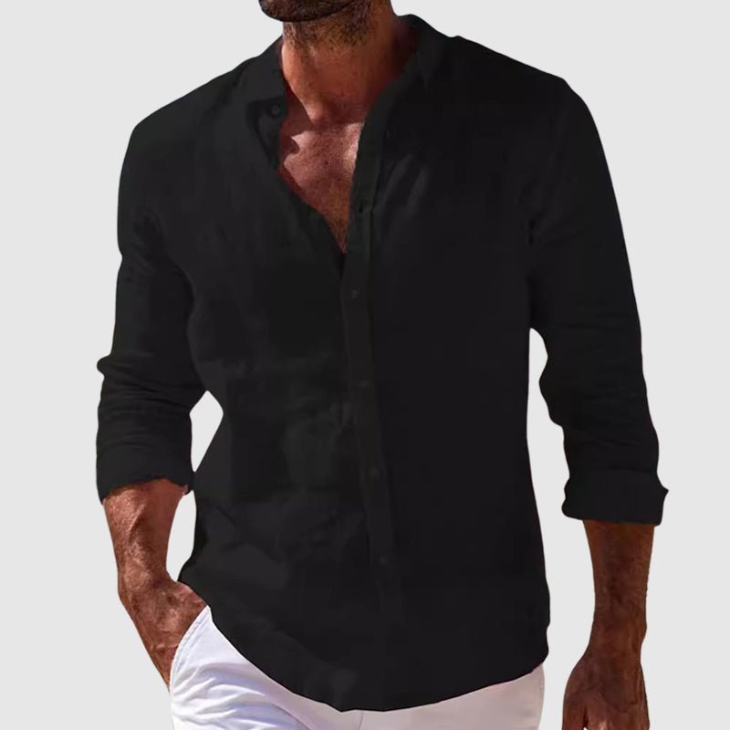 Camisa de linho elegante