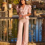 Moda Lusitana - Conjunto de Jacquard Elegante