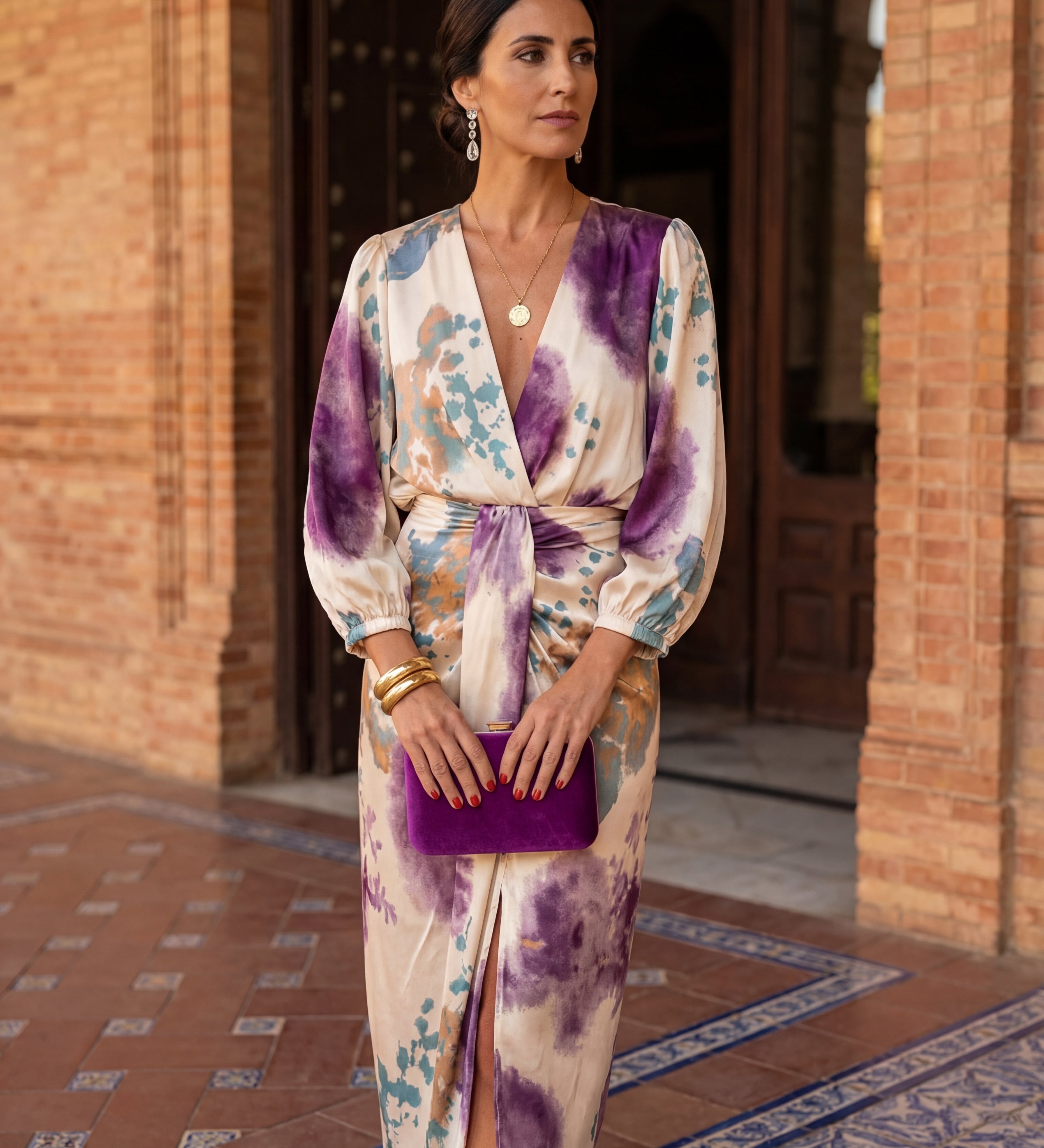 Moda Lusitana - Vestido Elegante Decote V