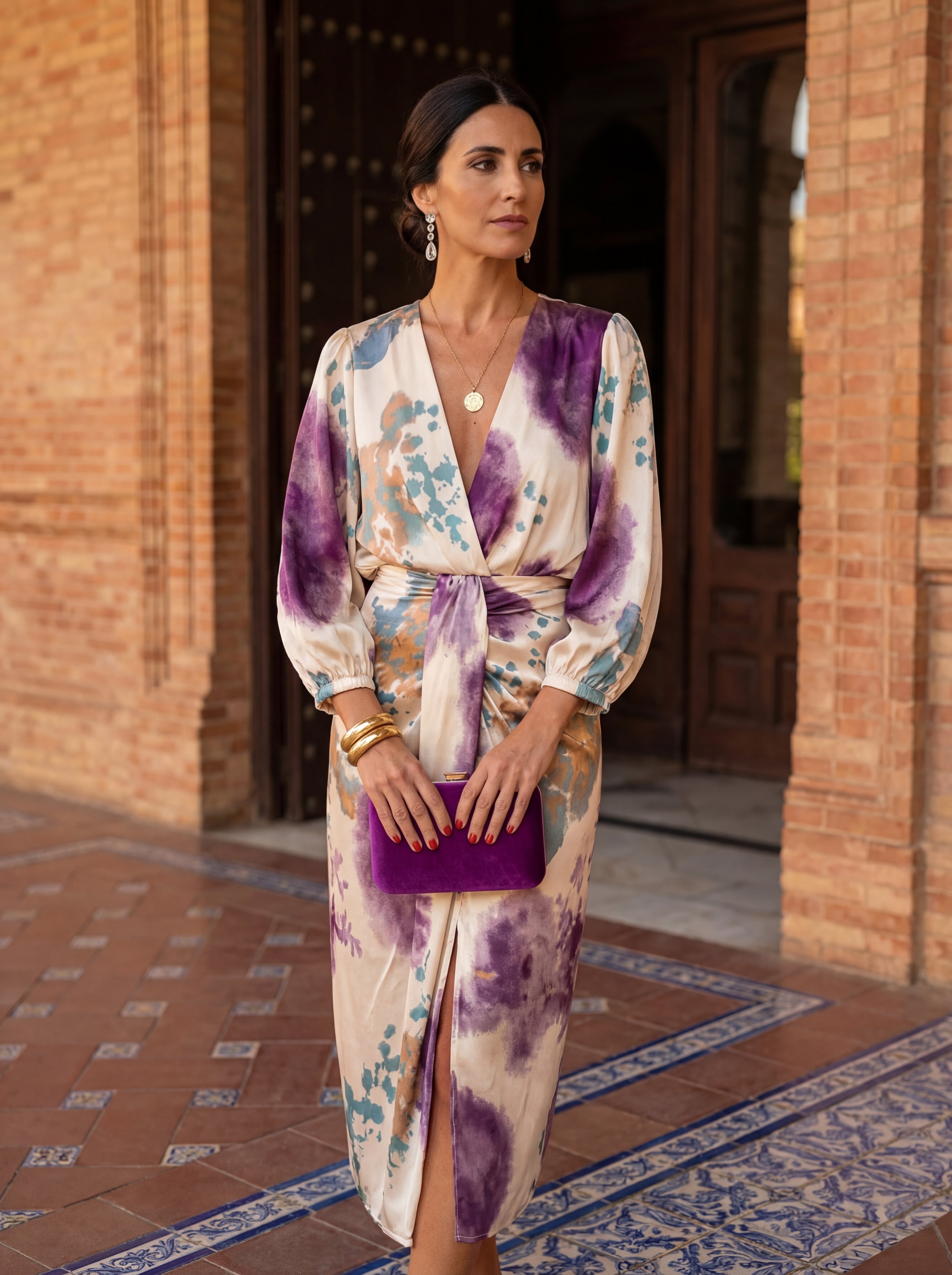 Moda Lusitana - Vestido Elegante Decote V