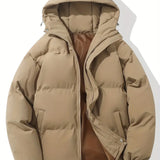 Anna - Casaco de inverno forrado com capuz