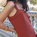 Detalle color caldera vestido ryota