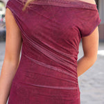 Moda Lusitana - Vestido Elegante Asimétrico