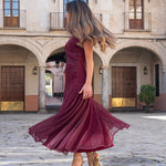 Moda Lusitana - Vestido Elegante Asimétrico