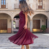 Moda Lusitana - Vestido Elegante em Tul