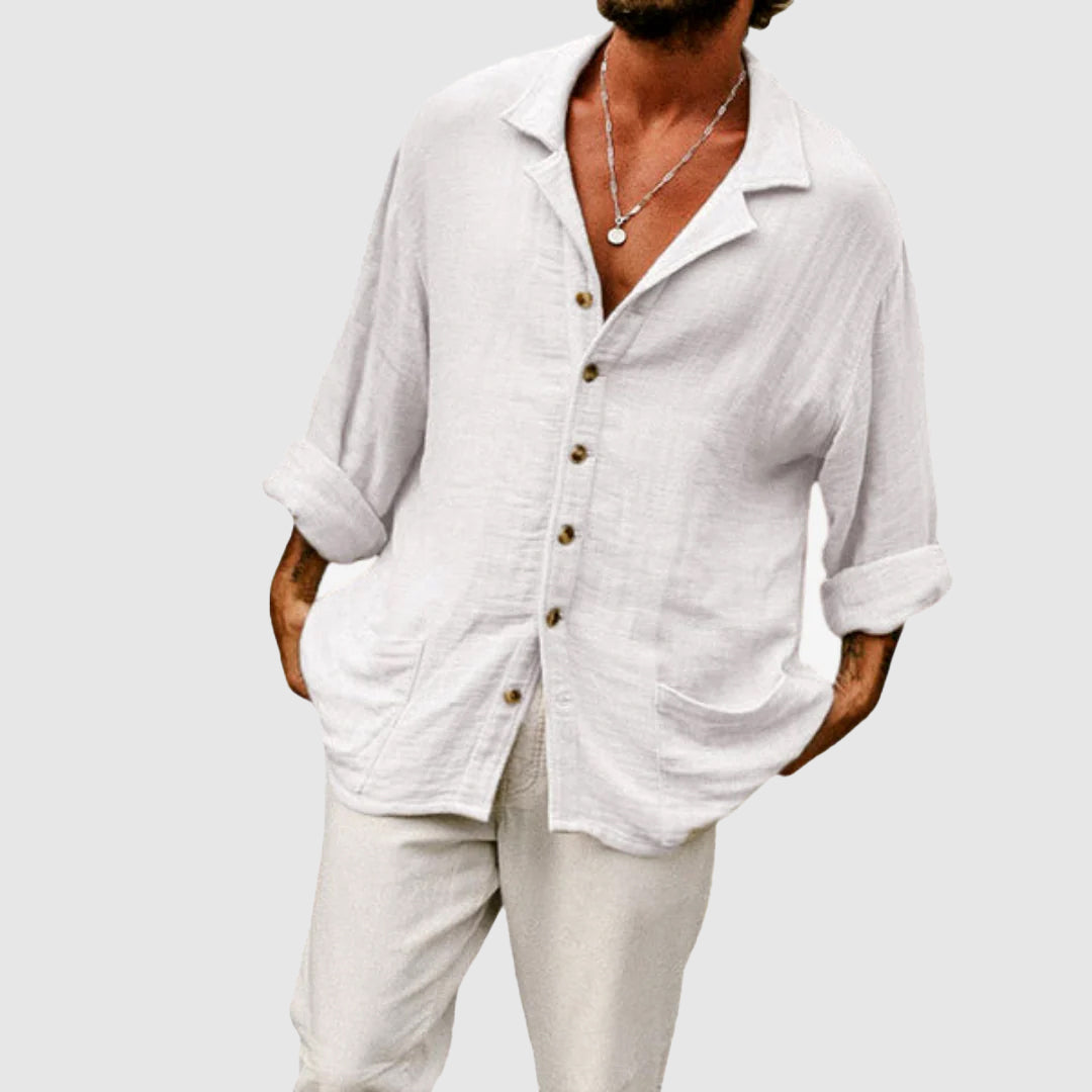 Camisa de linho Palm Springs