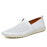 Mocassins em pele Mykonos
