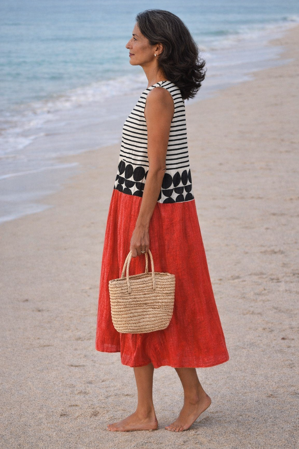 Moda Lusitana - Vestido Midi Elegante