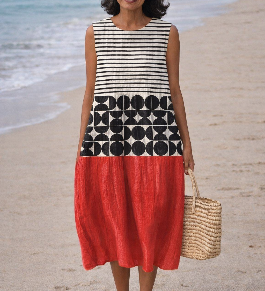 Moda Lusitana - Vestido Midi Elegante