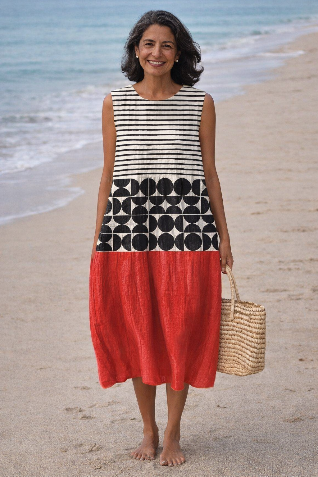 Moda Lusitana - Vestido Midi Elegante