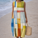 Moda Lusitana - Vestido Midi Sem Mangas
