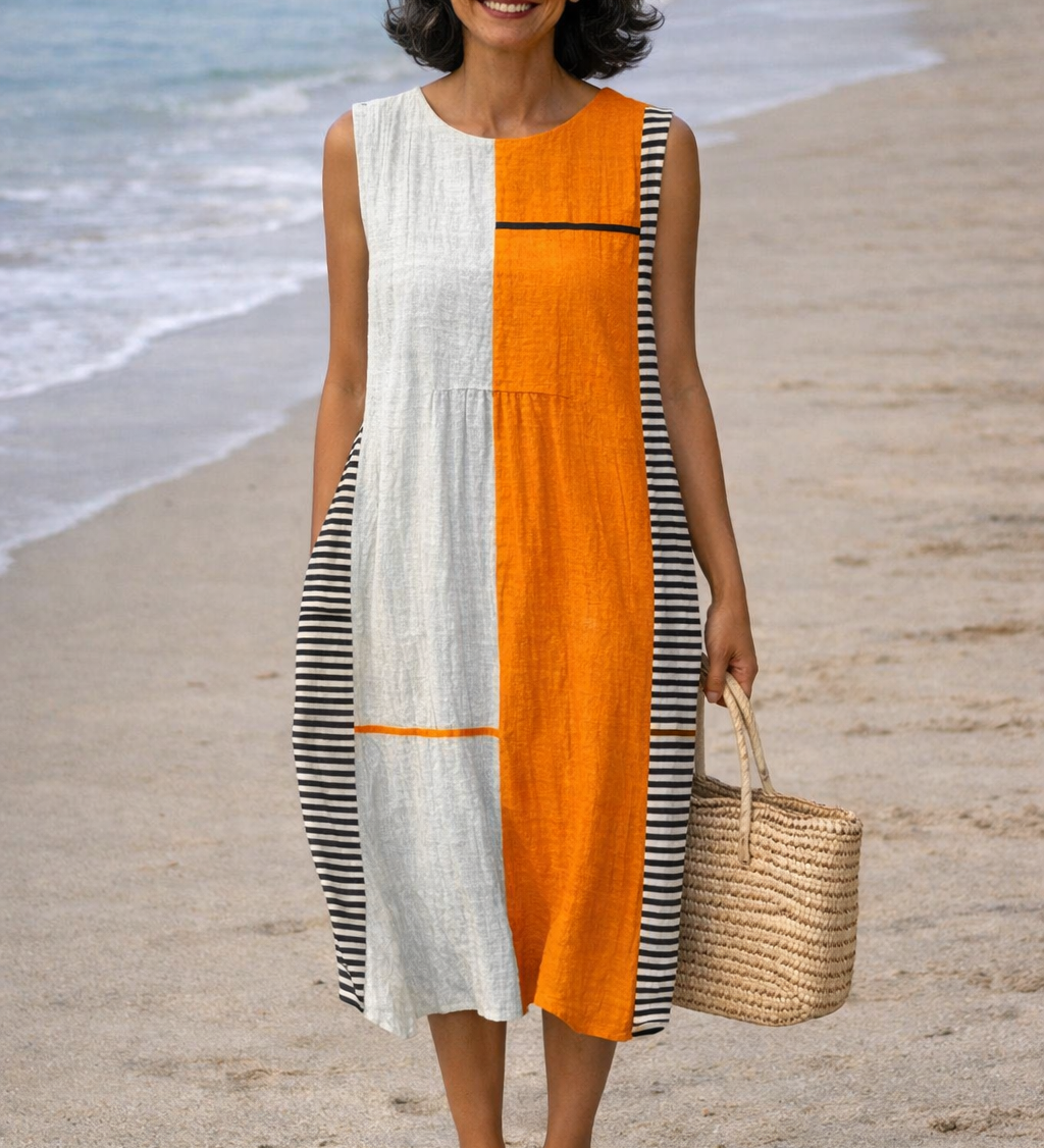 Moda Lusitana - Vestido Midi Confortável
