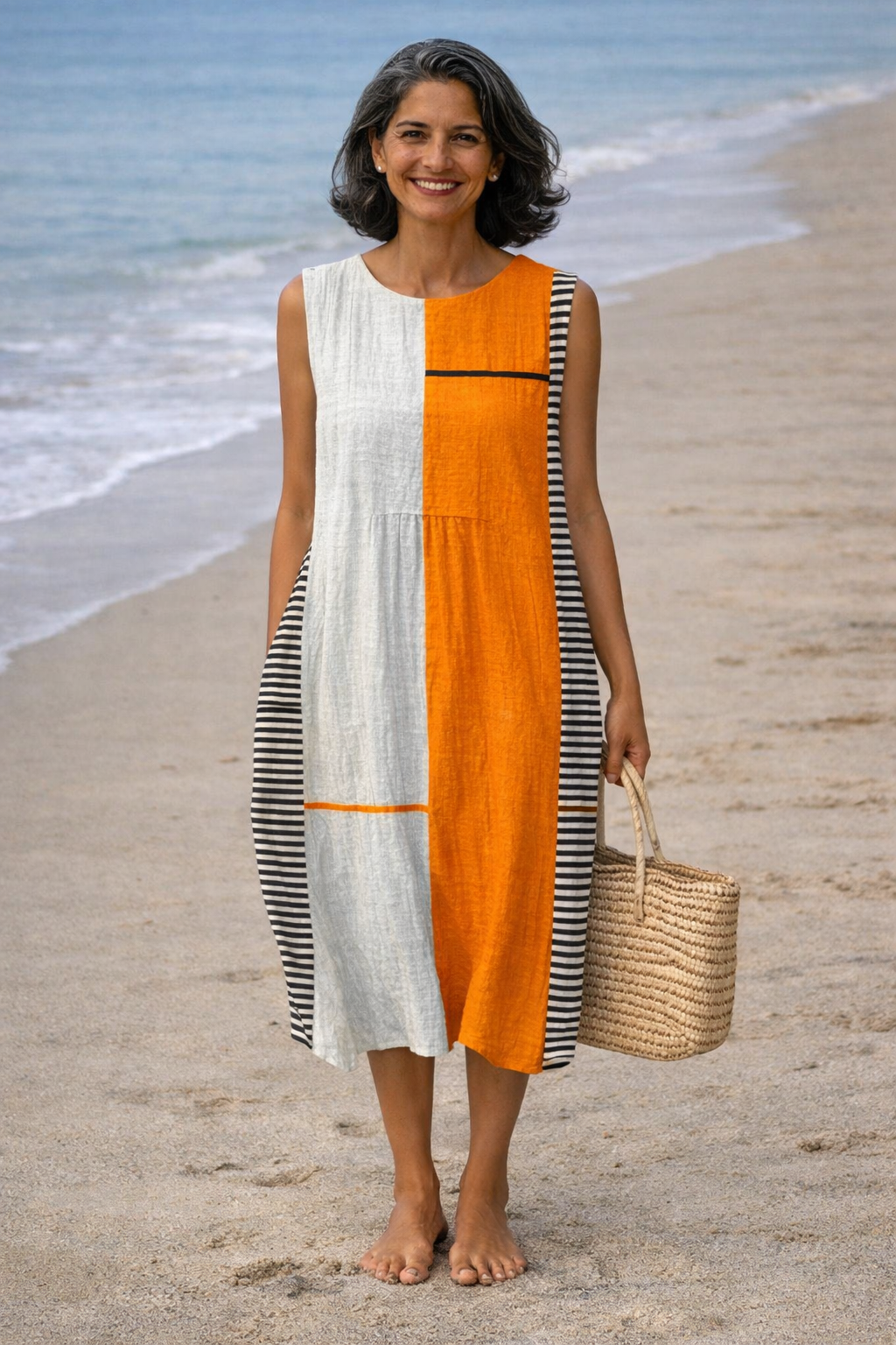 Moda Lusitana - Vestido Midi Confortável