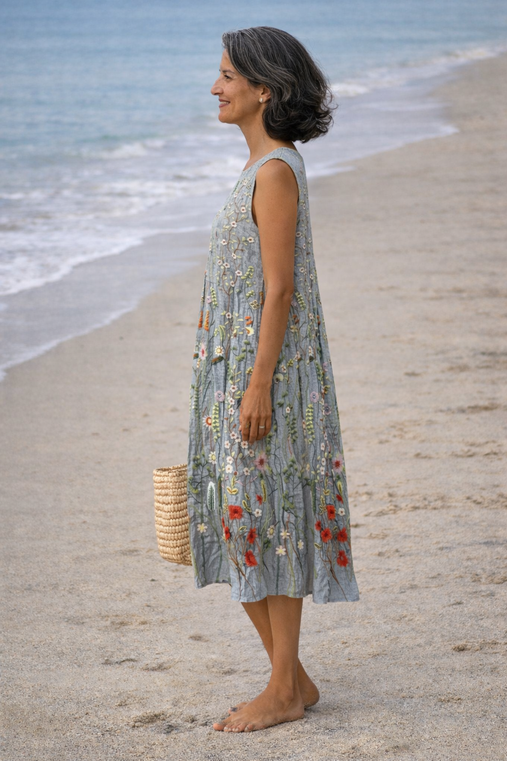 Moda Lusitana - Vestido Midi Estampado