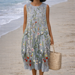 Moda Lusitana - Vestido Midi Estampado
