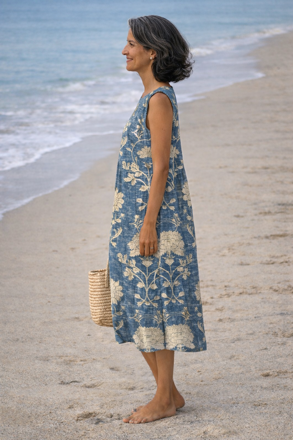 Moda Lusitana - Vestido Midi Estilo Boho