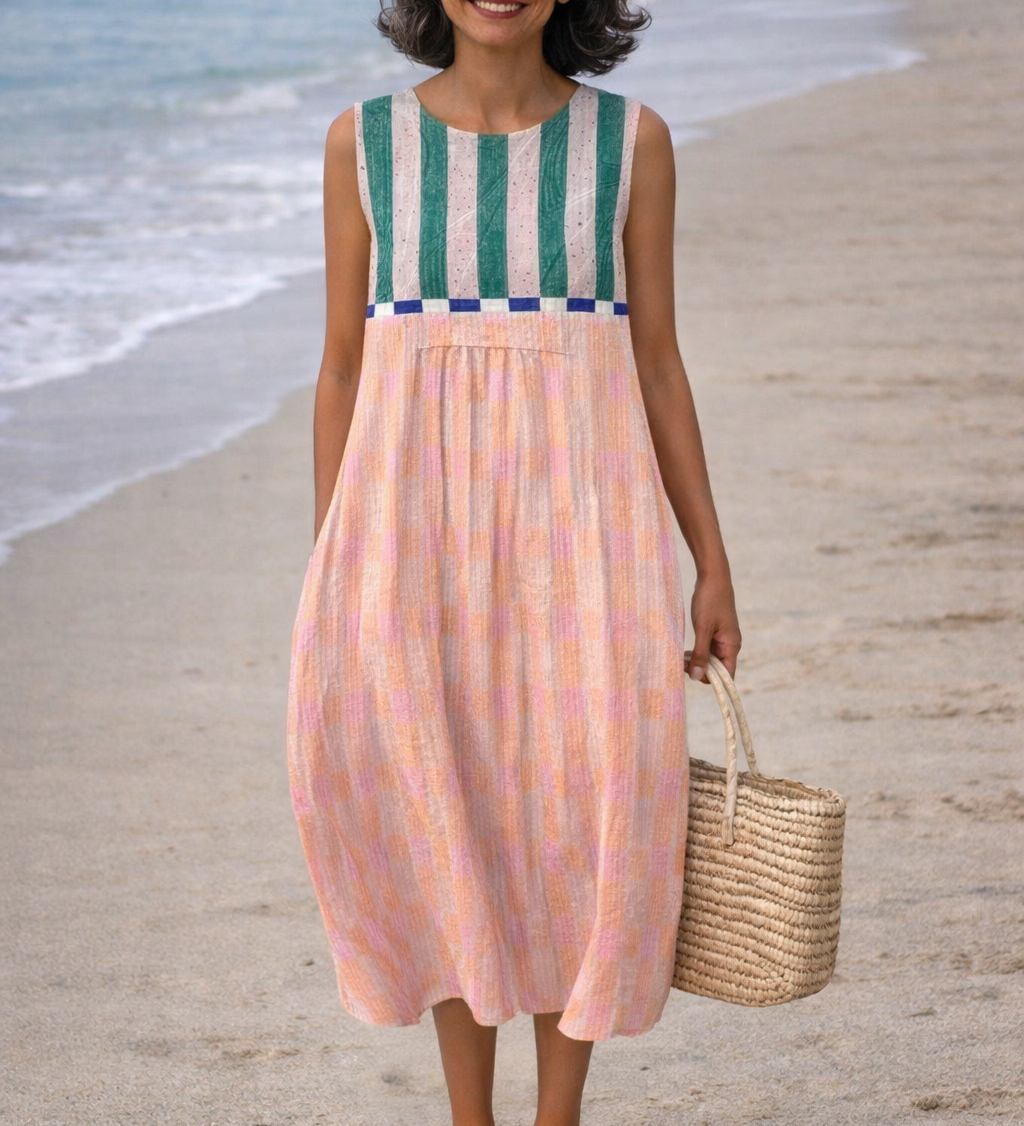 Moda Lusitana - Vestido Midi Confortável