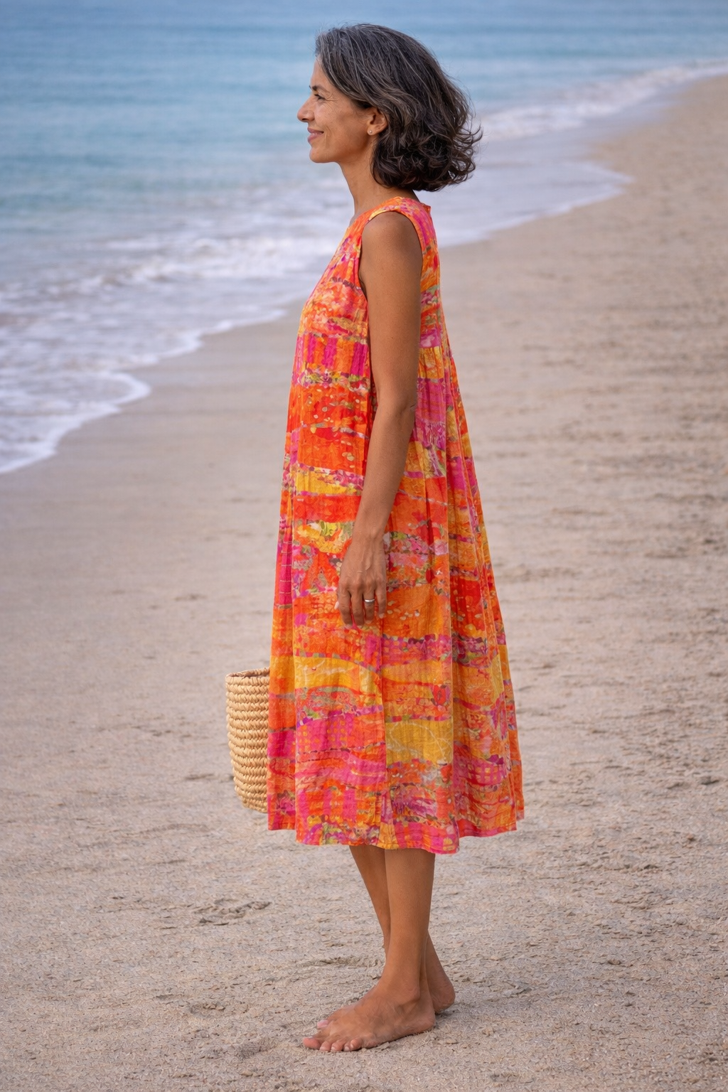 Moda Lusitana - Vestido Midi Confortável