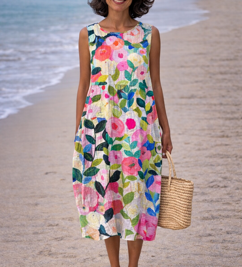 Moda Lusitana - Vestido Midi Elegante