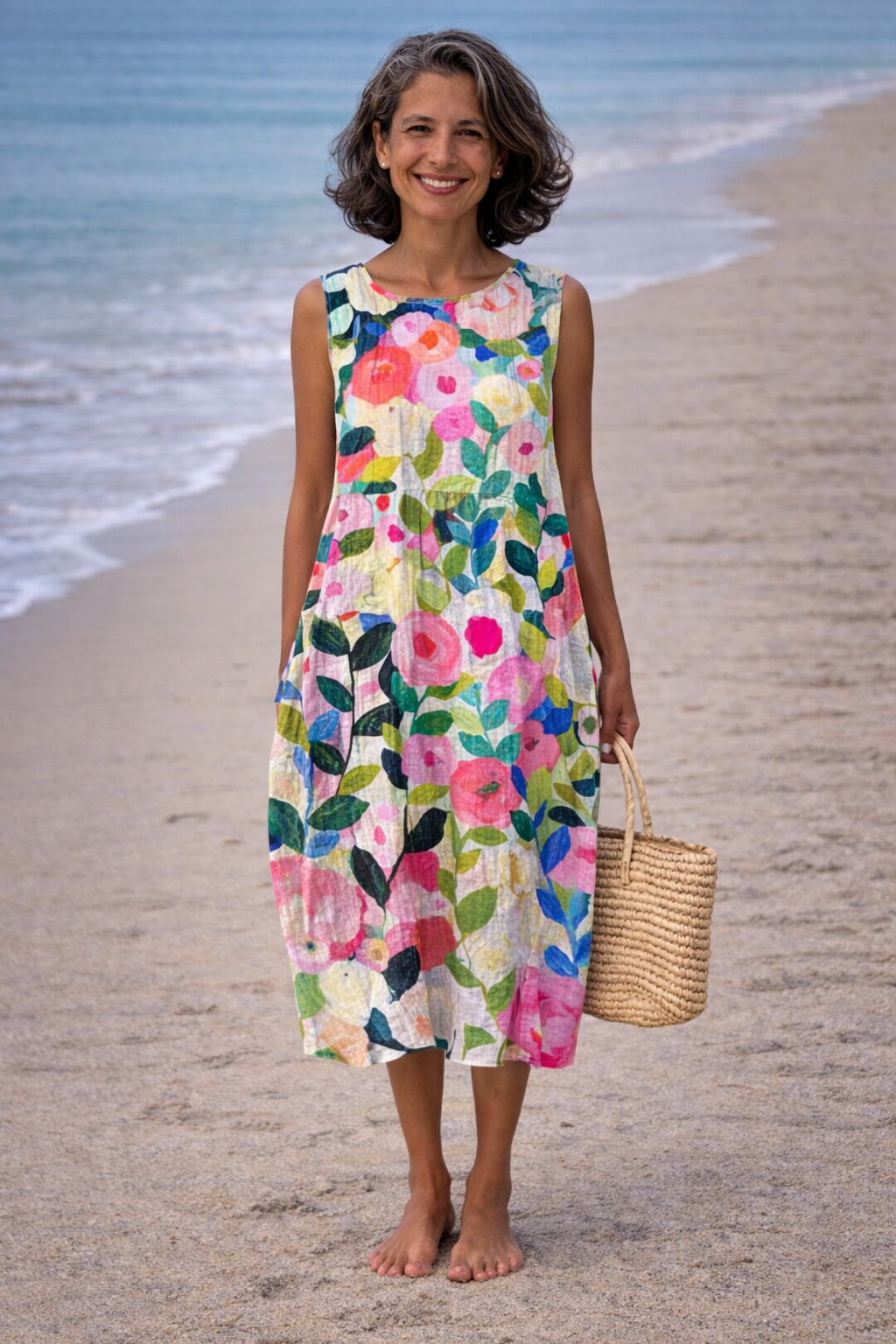 Moda Lusitana - Vestido Midi Elegante