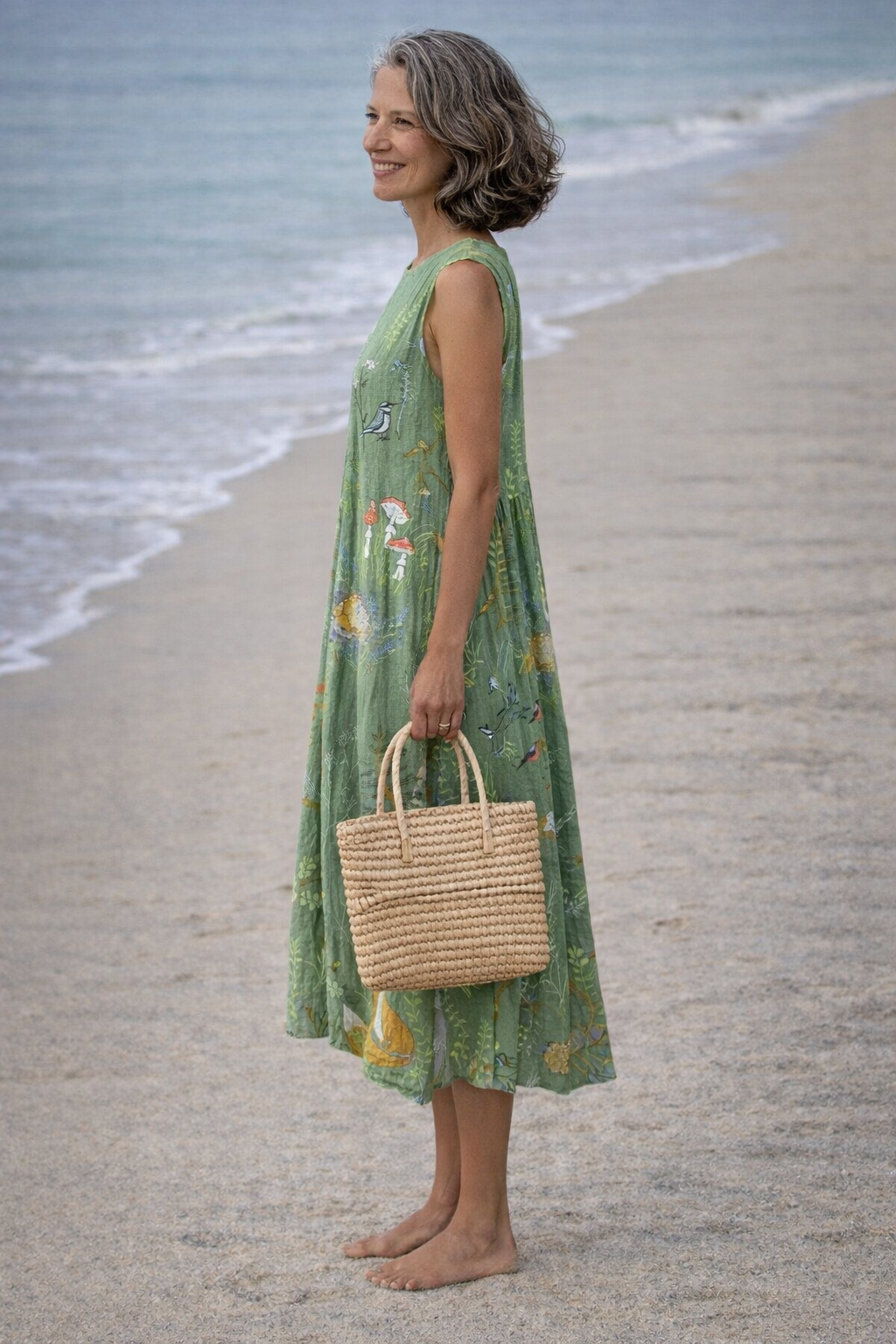Moda Lusitana - Vestido Midi Sem Manga