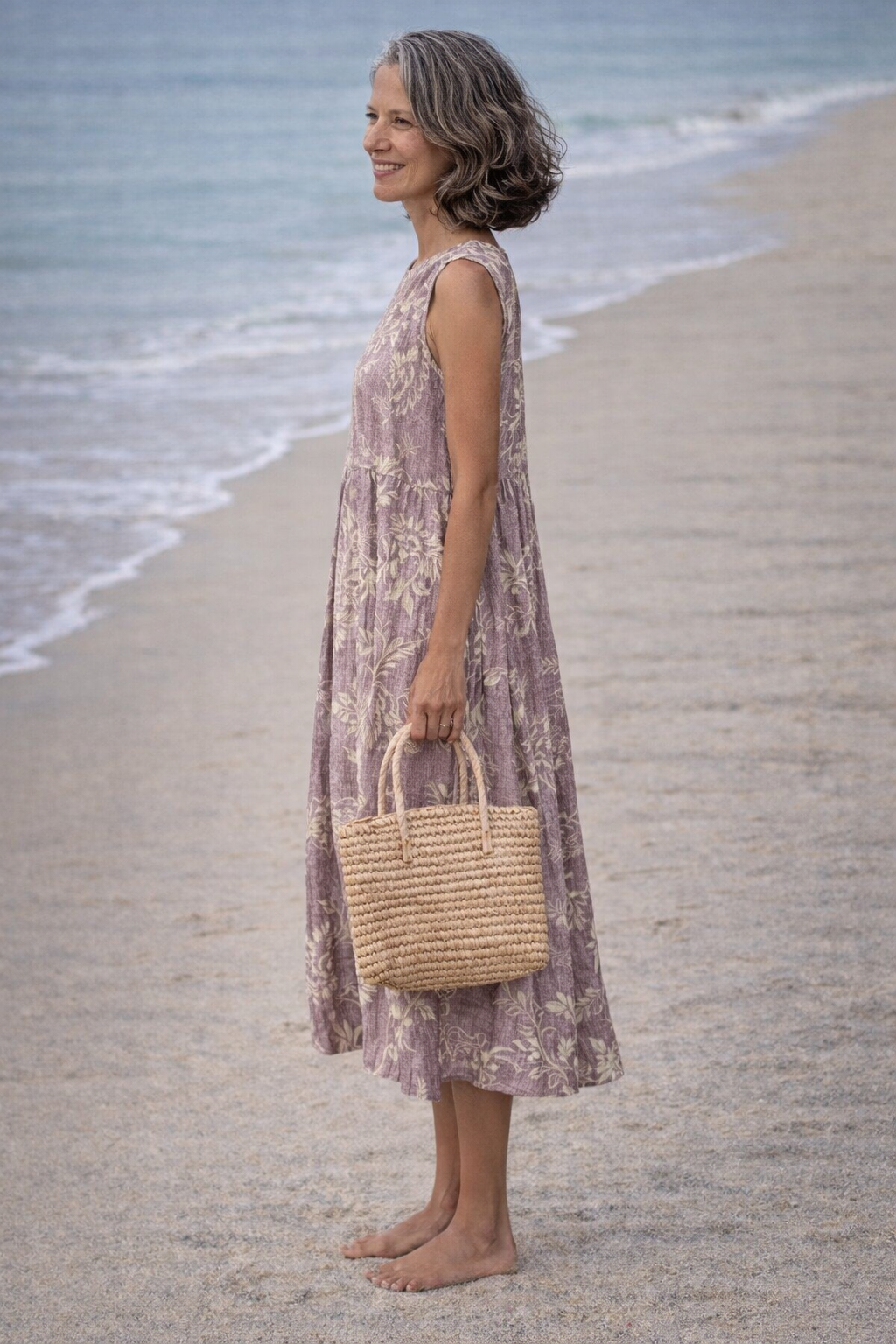 Moda Lusitana - Vestido Midi Estampado Floral
