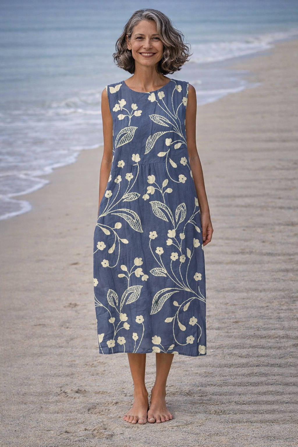 Moda Lusitana - Vestido Midi Floral