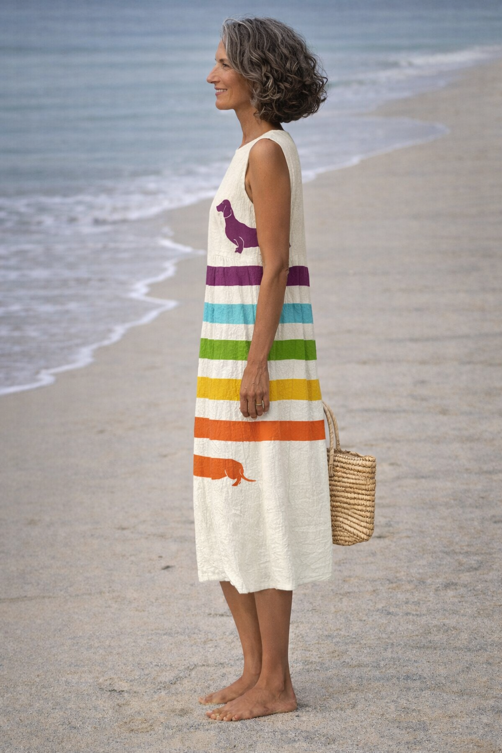 Moda Lusitana - Vestido Midi Divertido