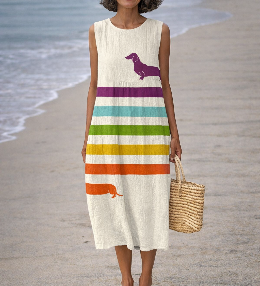 Moda Lusitana - Vestido Midi Divertido