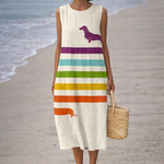 Moda Lusitana - Vestido Midi Divertido