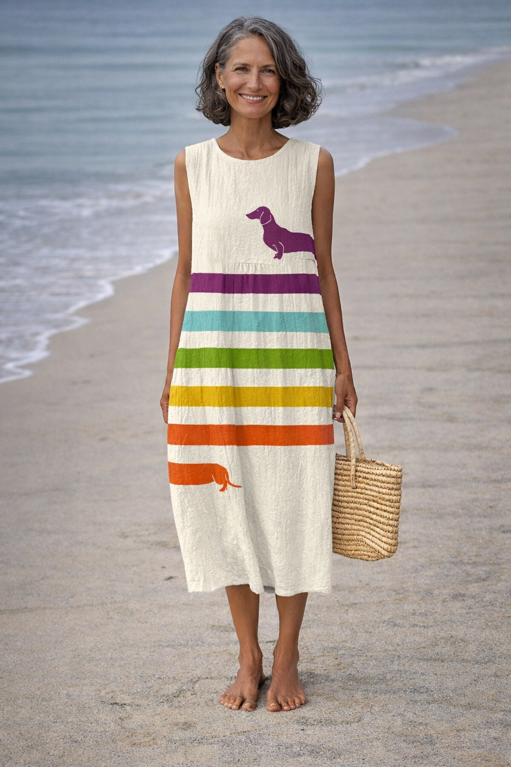 Moda Lusitana - Vestido Midi Divertido