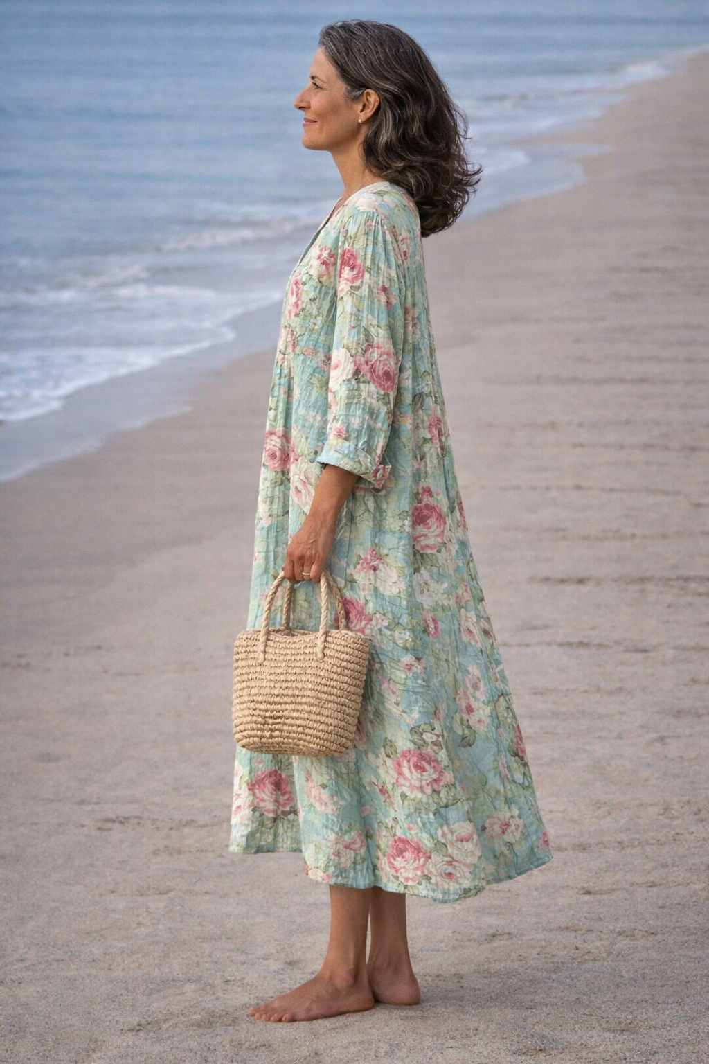 Moda Lusitana - Vestido Floral Elegante