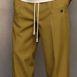 Moda Lusitana - Calça de Tecido Estilo Relaxado